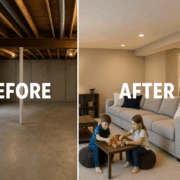 Borowicz Construction basement remodel