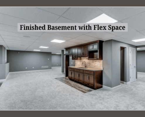 Home Remodeling Trends: Finished Basement remodel with Flex Space